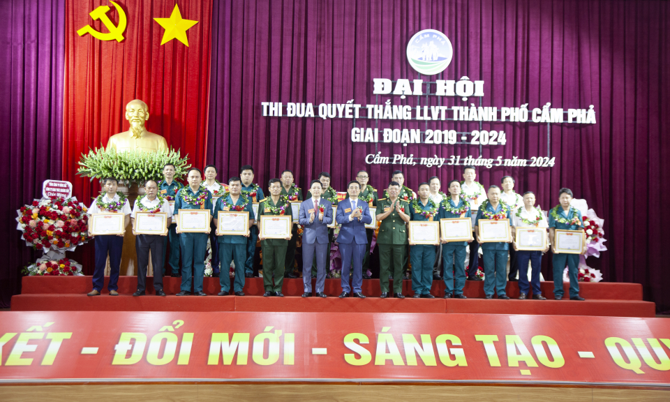 Cẩm Phả tổ chức Đại hội thi đua quyết thắng LLVT giai đoạn 2019 - 2024