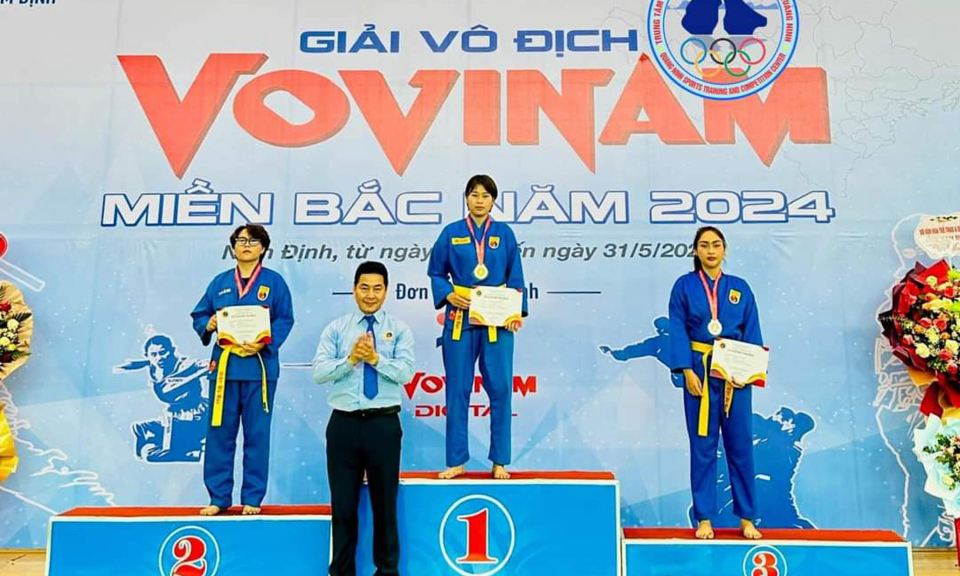 Quảng Ninh giành 4 HCV tại Giải Vô địch Vovinam miền Bắc 2024