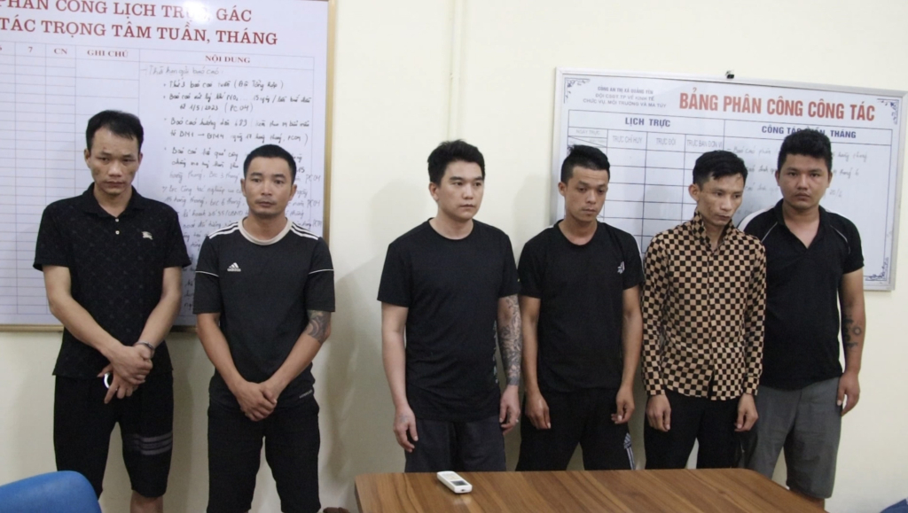 Các đối tượng bị Công an Quảng Yên bắt giữ về các hành vi mua bán, tàng trữ, sử dụng trái phép chất ma túy chỉ trong 2 ngày.