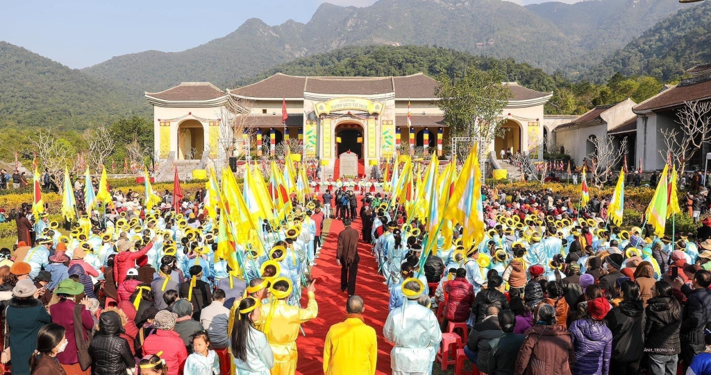 Lễ khai hội Yên Tử 2024. Ảnh: CTV