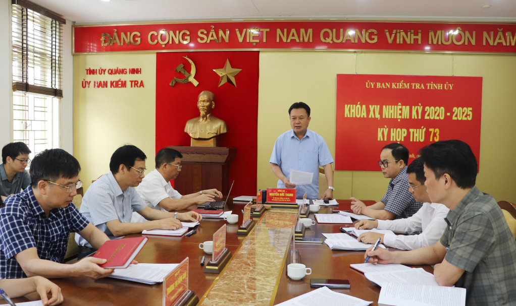 Ủy ban Kiểm tra Tỉnh ủy tổ chức kỳ họp thứ 73, khóa XV nhiệm kỳ 2020-2025.