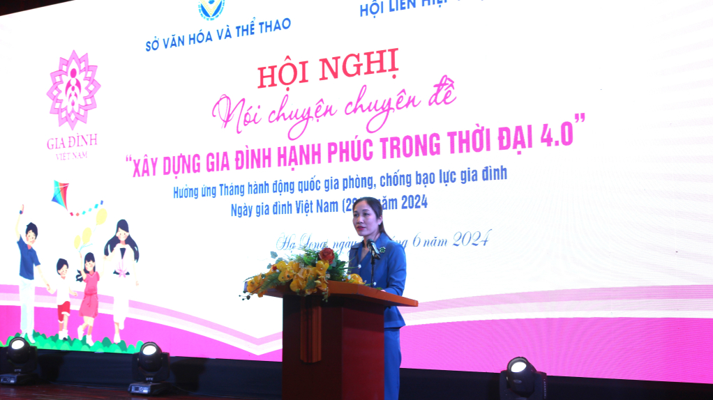 Đồng chí Nguyễn Thị Thanh Thủy Phó giám đốc Sở Văn hóa và Thể thao