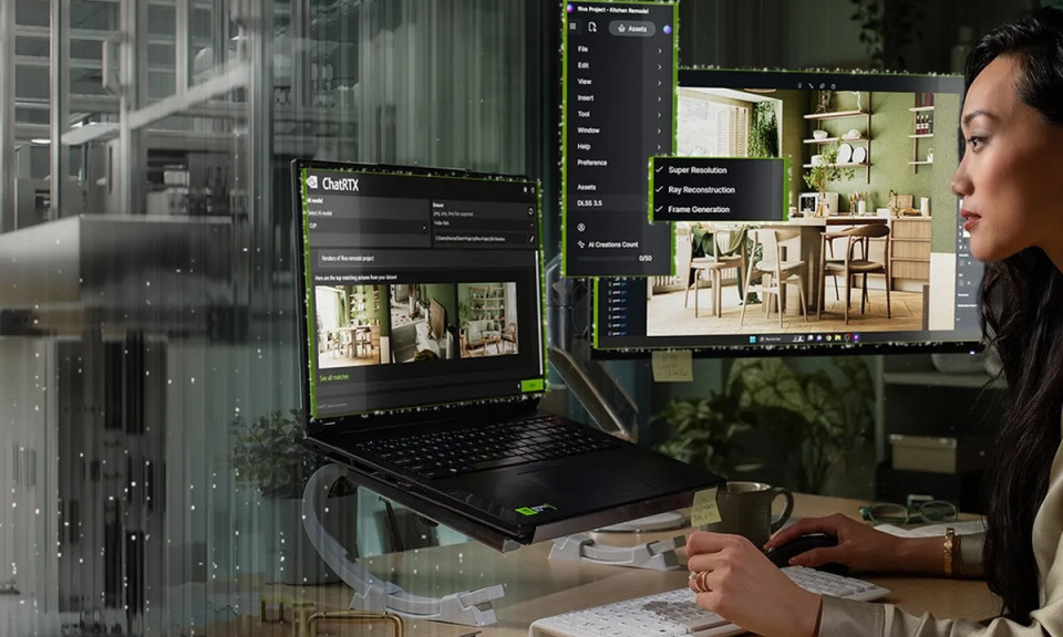 Nvidia và AMD đưa tính năng AI Microsoft lên laptop gaming