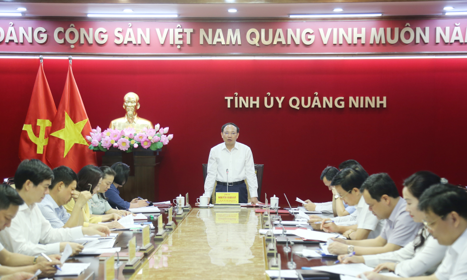 Hội nghị Ban Thường vụ Tỉnh ủy