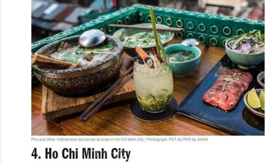 Ho Chi Minh City named as world's fourth-best foodie city 