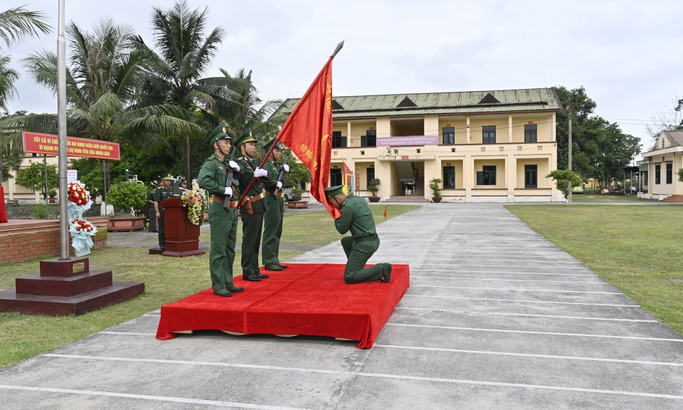 Tiểu đoàn Huấn luyện cơ động tổ chức lễ tuyên thệ chiến sĩ mới