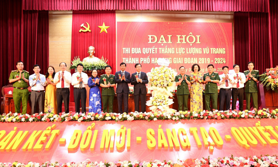 Đại hội Thi đua quyết thắng LLVT thành phố Hạ Long giai đoạn 2019- 2024