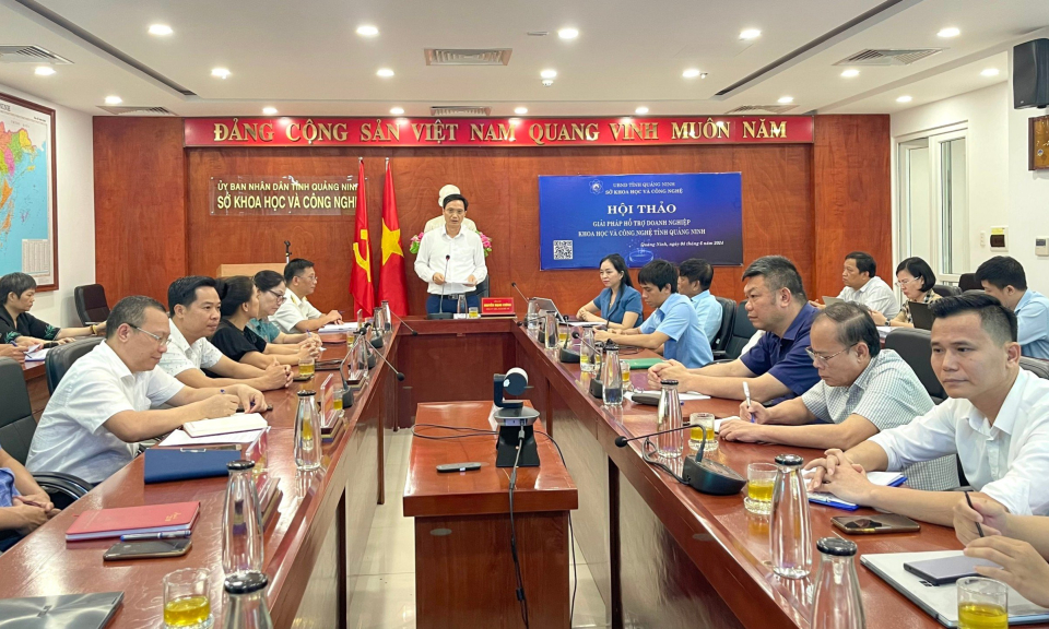 Sở Khoa học và Công nghệ tổ chức hội thảo hỗ trợ doanh nghiệp khoa học và công nghệ 