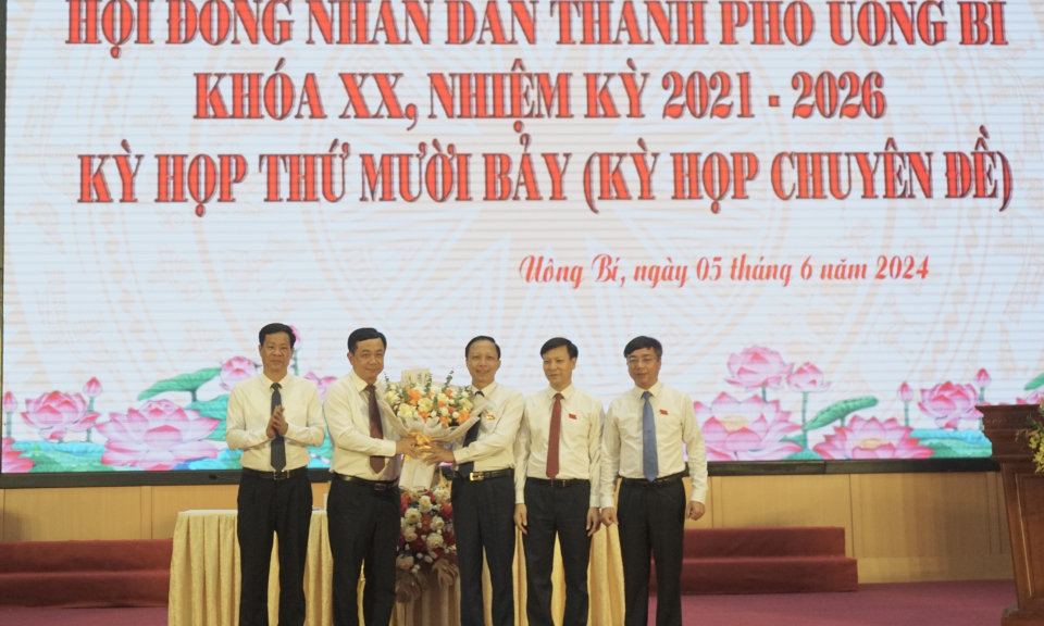 TP Uông Bí: Bầu bổ sung chức danh Chủ tịch HĐND thành phố khóa XX, nhiệm kỳ 2021-2026