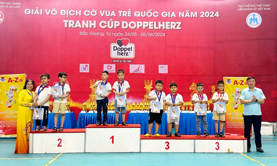 Quảng Ninh giành 5 HCV Giải Vô địch Cờ vua trẻ Quốc gia 2024