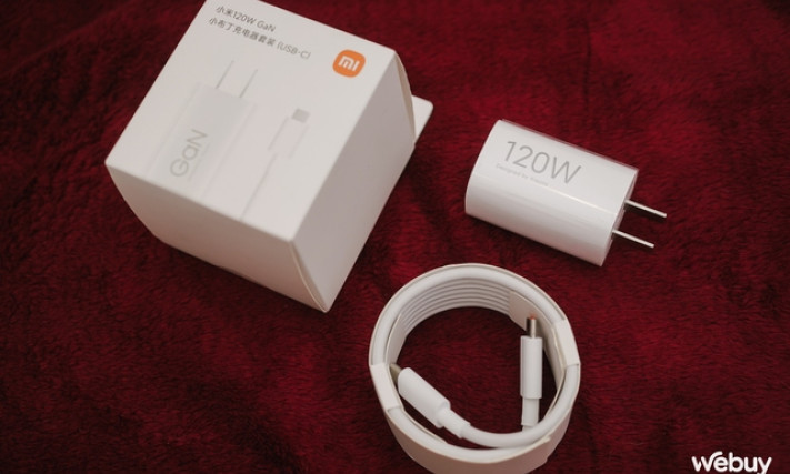 Xiaomi ra mắt củ sạc nhanh 120W siêu nhỏ gọn