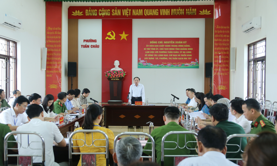 Phát triển mạnh mẽ mô hình thôn, bản, khu, tổ dân phố, xã, phường, thị trấn, sạch ma túy, không tội phạm
