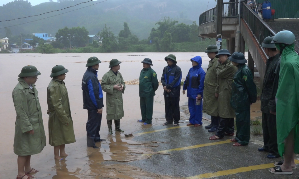 Kiểm tra, chỉ đạo công tác phòng chống, khắc phục mưa lũ tại Ba Chẽ, Uông Bí, Quảng Yên, Đầm Hà