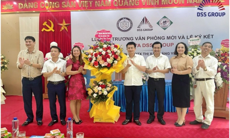 DSS Group khai trương Văn phòng đại diện mới và ký kết hợp tác chiến lược với trung tâm GDNN&GDTX tại thị xã Quảng Yên tỉnh Quảng Ninh
