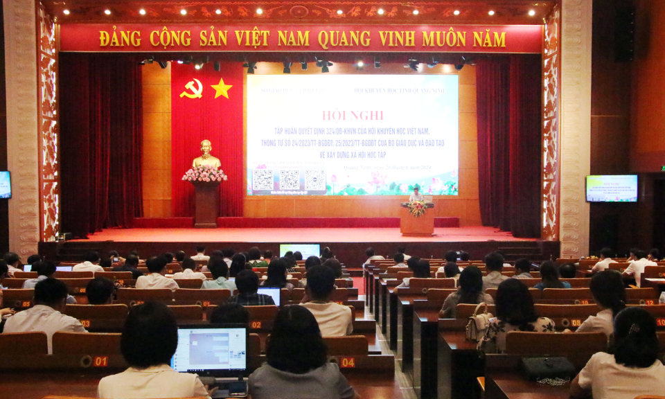 Tập huấn đánh giá công nhận danh hiệu “Công dân học tập”, “Đơn vị học tập”, “Cộng đồng học tập”