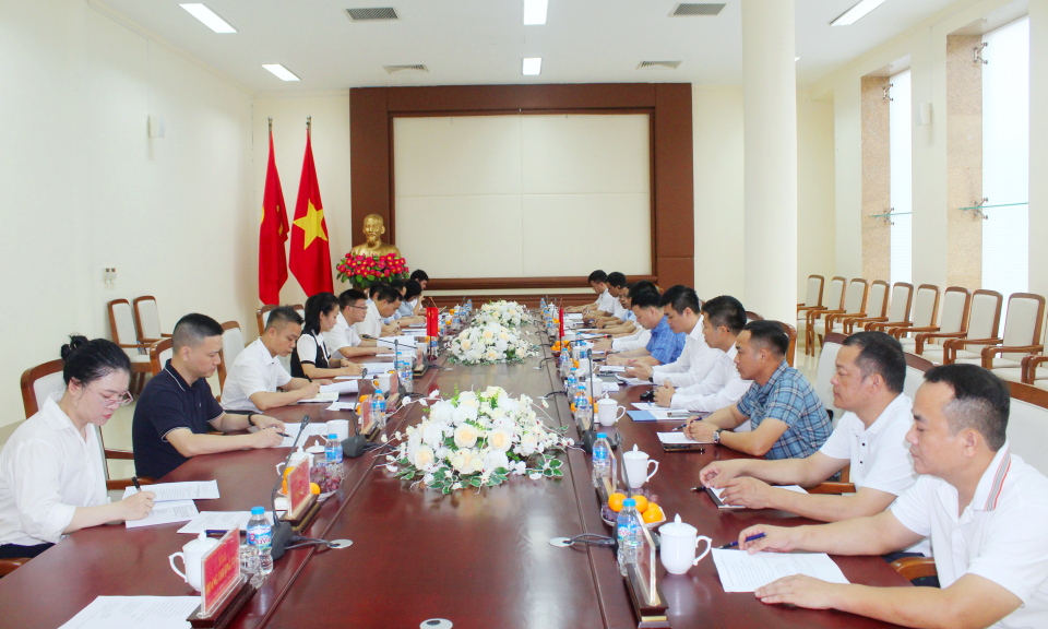 Hội đàm giữa đoàn đại biểu TP Móng Cái (Việt Nam) và đoàn đại biểu TP Đông Hưng (Trung Quốc)