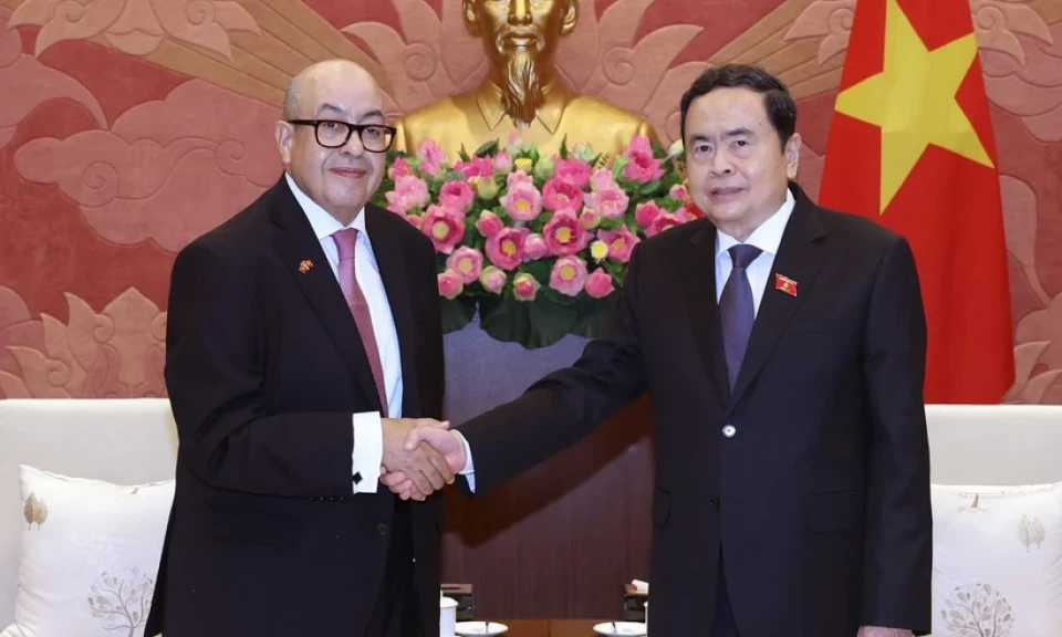 Chủ tịch Quốc hội Trần Thanh Mẫn tiếp Tổng Thư ký Hạ viện Maroc