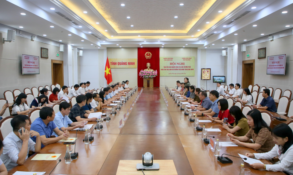 Thường trực HĐND tỉnh Quảng Ninh và Thái Bình trao đổi kinh nghiệm công tác