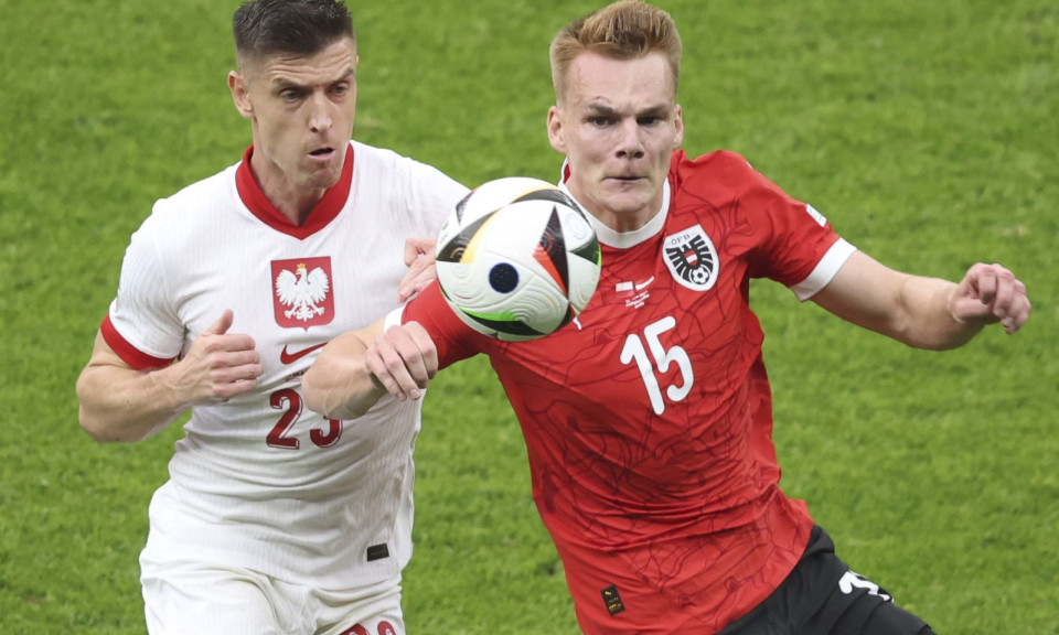 EURO 2024: Áo thắng Ba Lan, tăng thêm cơ hội vào vòng trong