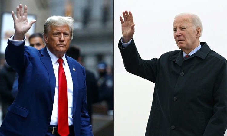 Bầu cử Mỹ 2024: Tổng thống Joe Biden đang dẫn trước ông Trump 2 điểm %