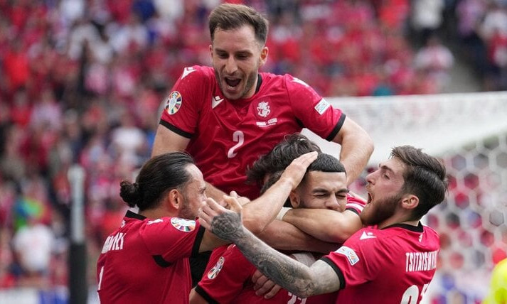Kết quả EURO 2024: Gruzia giành điểm số lịch sử