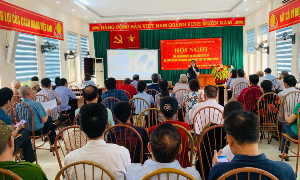 Phát huy vai trò đội ngũ báo cáo viên, tuyên truyền viên pháp luật