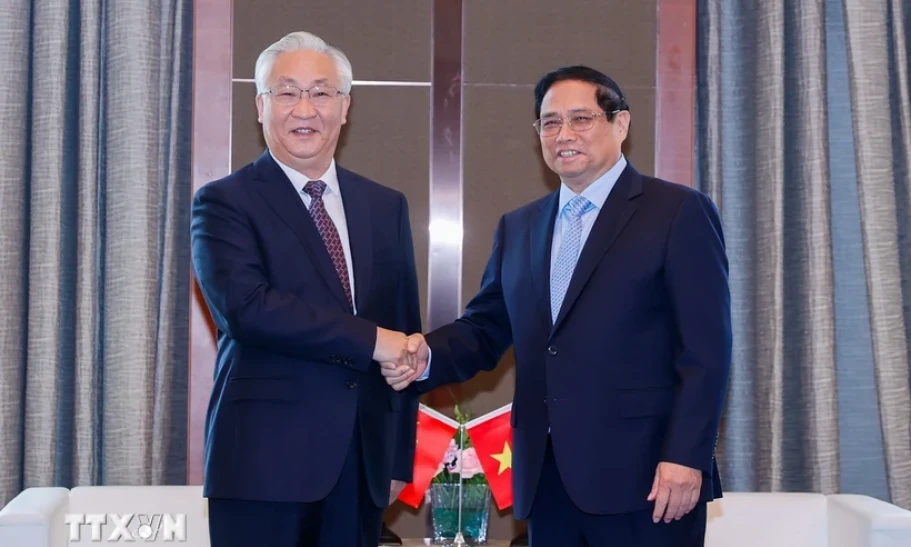 Thủ tướng Phạm Minh Chính tiếp Phó Thủ tướng Trung Quốc Trương Quốc Thanh