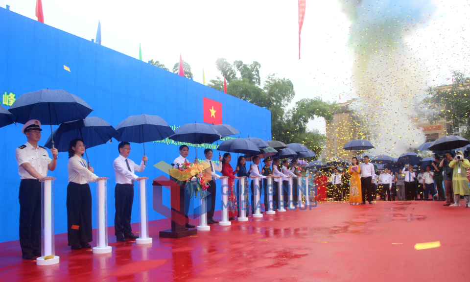 Lễ công bố mở chính thức cặp cửa khẩu song phương Hoành Mô (Việt Nam) - Động Trung (Trung Quốc), tháng 6-2024