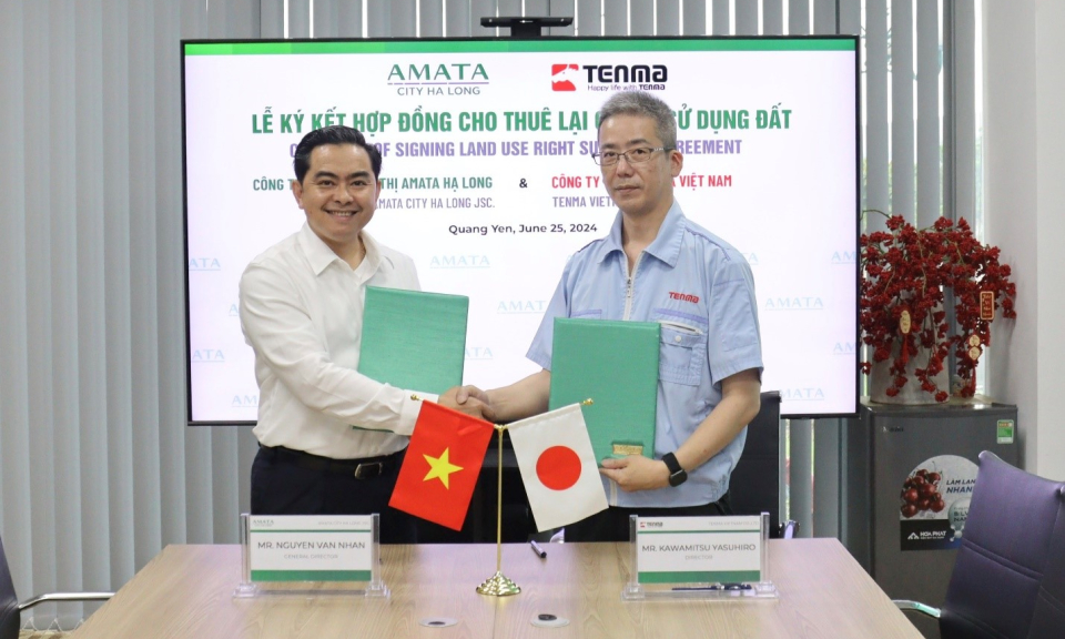 Amata City Hạ Long (Khu Công nghiệp Sông Khoai) chào đón thêm nhà đầu tư mới đến từ Nhật Bản