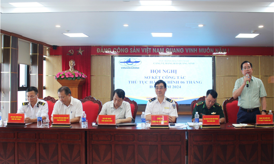 Cảng vụ Hàng hải Quảng Ninh: Sơ kết công tác thủ tục hành chính 6 tháng