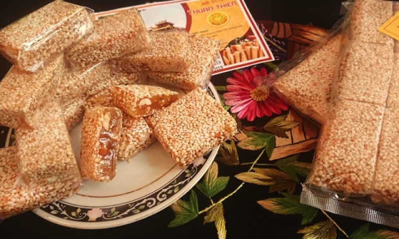 Sesame and areca sweets have long been loved as a specialty of Huế