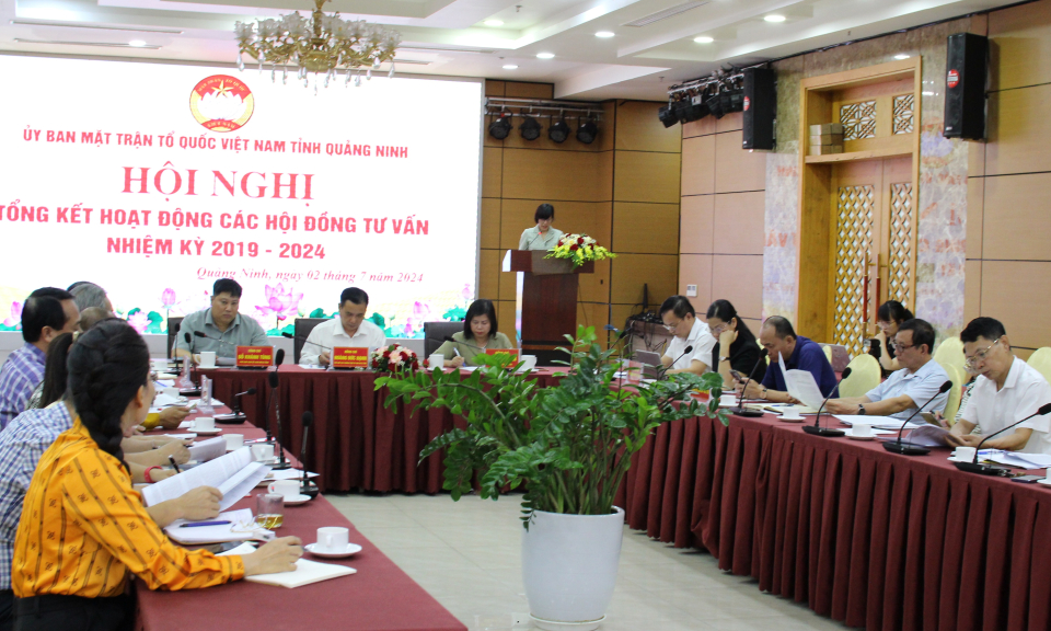 Tổng kết hoạt động các hội đồng tư vấn của Uỷ ban MTTQ Việt Nam tỉnh
