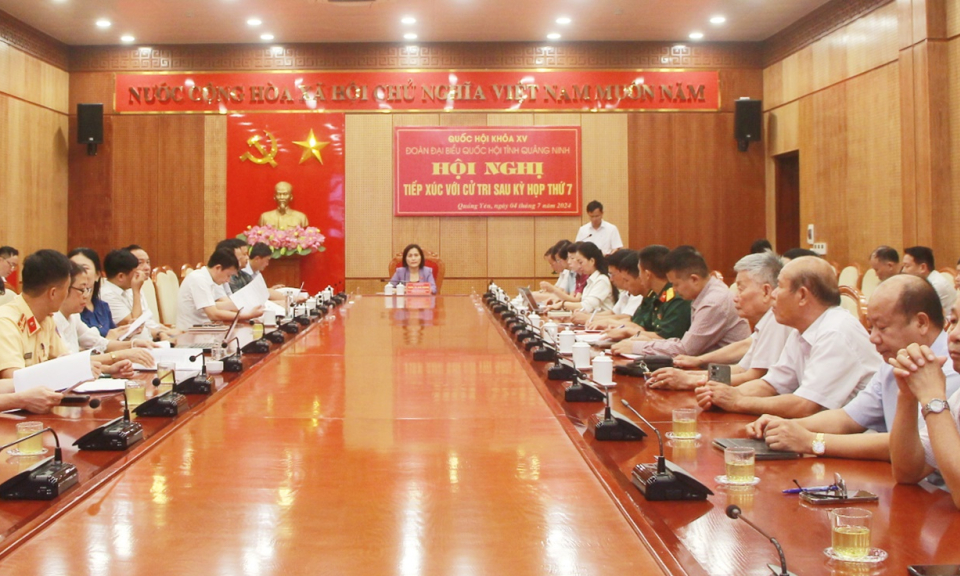 ĐBQH tỉnh Quảng Ninh tiếp xúc cử tri TX Quảng Yên và TP Uông Bí