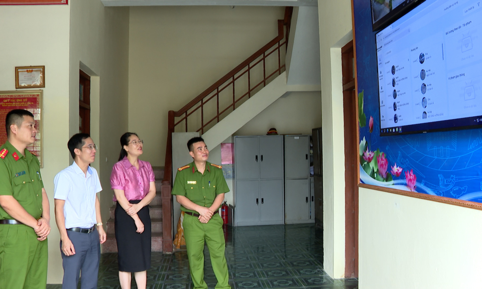 Ứng dụng chuyển đổi số góp phần đảm bảo ANTT cơ sở