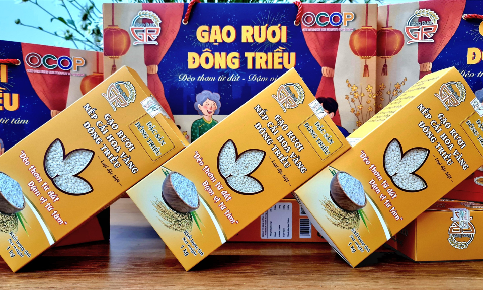 TX Đông Triều: Chuẩn hóa sản phẩm OCOP 