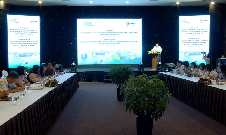 Hội thảo Quản lý chất thải rắn hướng tới nền kinh tế tuần hoàn tại Việt Nam