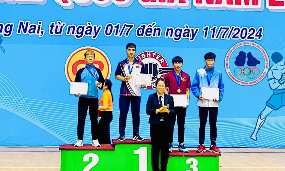 Quảng Ninh giành HCV tại Giải VĐ Muay trẻ Quốc gia 2024