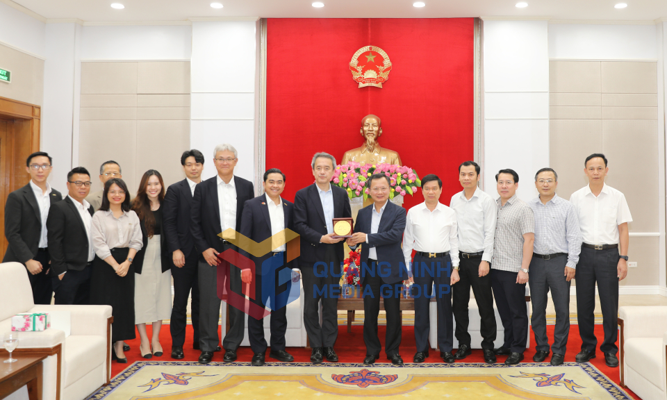 Chủ tịch UBND tỉnh Cao Tường Huy tiếp nhà đầu tư Nhật Bản ông Masayuki Omoto, tháng 7-2024