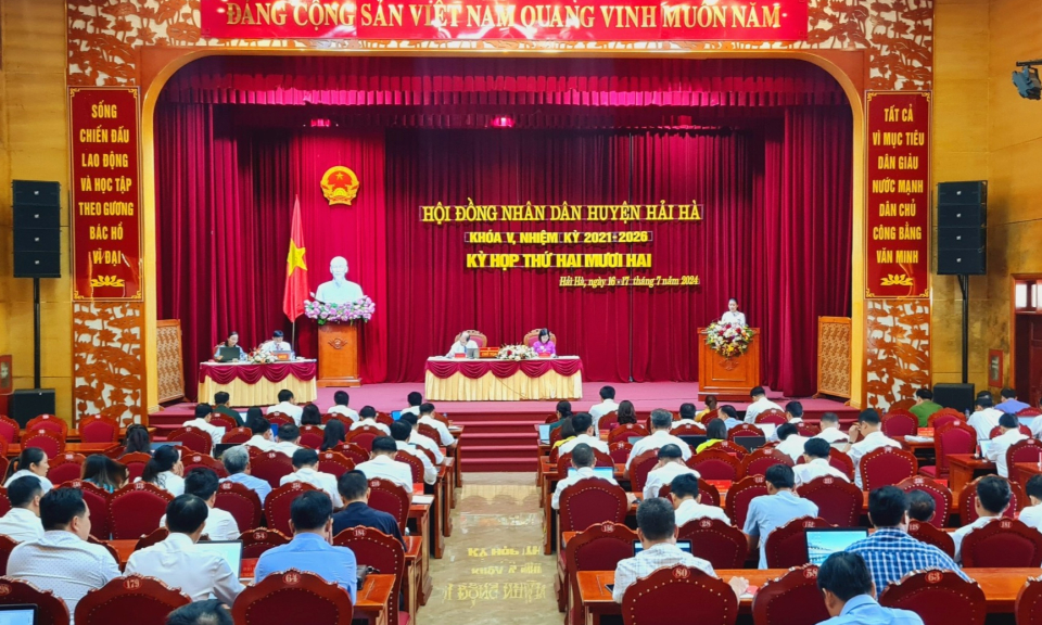 HĐND huyện Hải Hà tổ chức kỳ họp thường lệ giữa năm