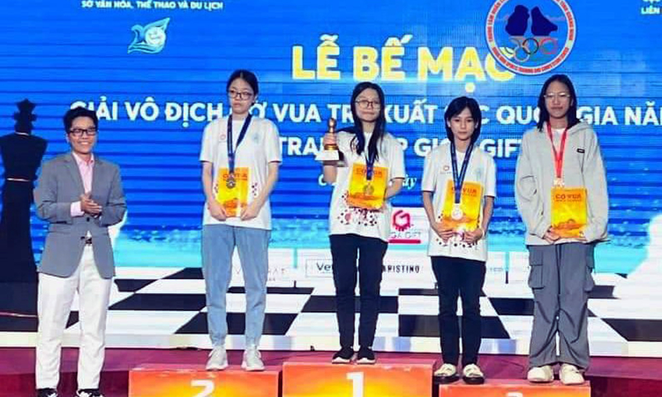 Cẩm Hiền giành HCV cờ tiêu chuẩn Giải VĐ Cờ vua trẻ xuất sắc quốc gia 2024