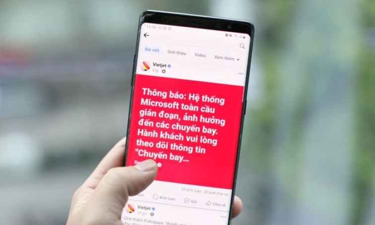 Nhiều sân bay gián đoạn vì dịch vụ đám mây Microsoft gặp sự cố