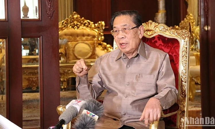 Đồng chí Nguyễn Phú Trọng để lại nhiều bài học quý báu đối với Đảng, Nhà nước Lào