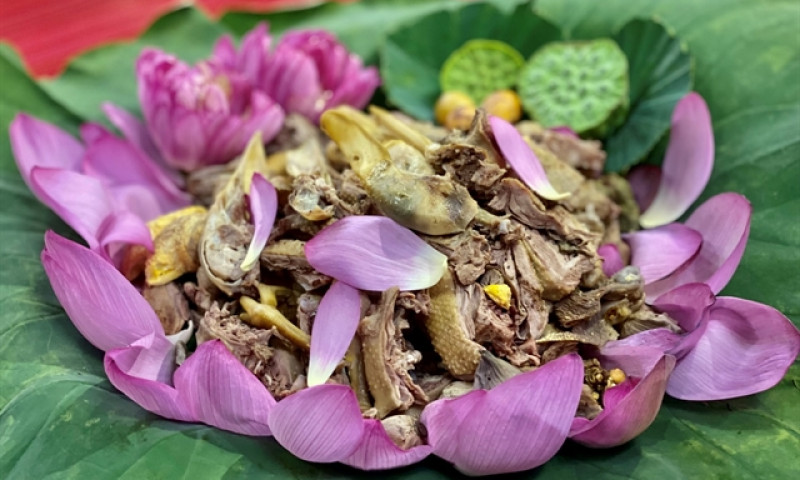 Lotus, a good ingredient to cook many tasty great dishes