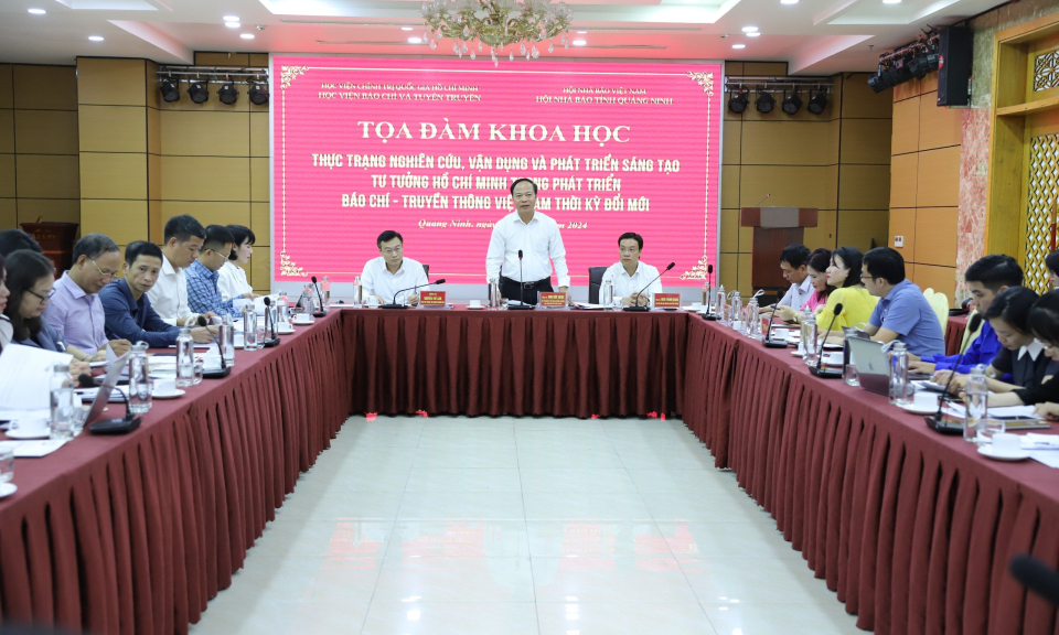 Tọa đàm khoa học “Thực trạng nghiên cứu, vận dụng và phát triển sáng tạo tư tưởng Hồ Chí Minh trong phát triển báo chí – truyền thông Việt Nam thời kỳ đổi mới”