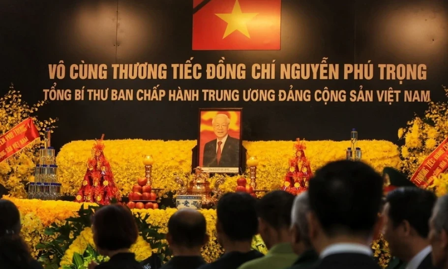 Người dân cả nước bày tỏ niềm tiếc thương Tổng Bí thư Nguyễn Phú Trọng