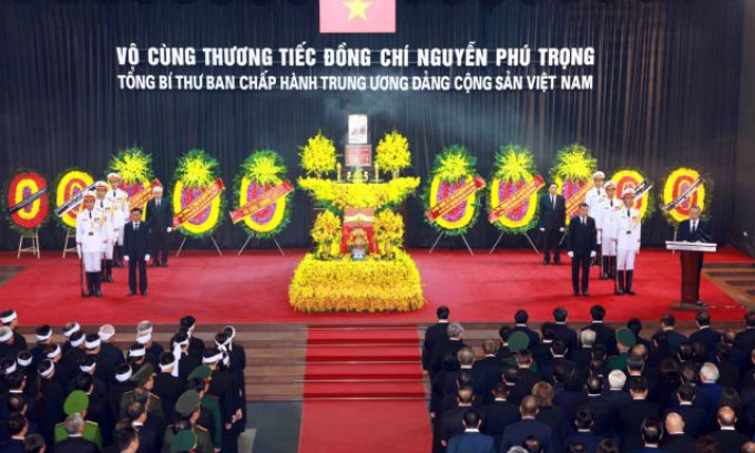 Memorial service for Party General Secretary Nguyễn Phú Trọng