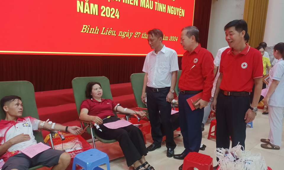 Bình Liêu: Tiếp nhận 266 đơn vị máu trong Ngày hội hiến máu tình nguyện