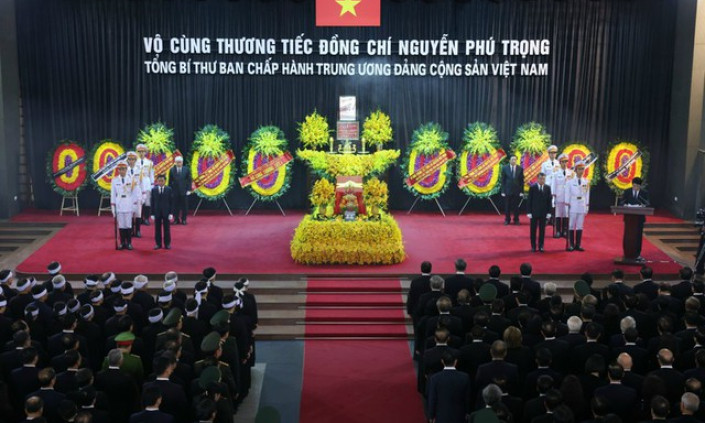 Thank-you message of State Funeral Board, family of General Secretary Nguyen Phu Trong