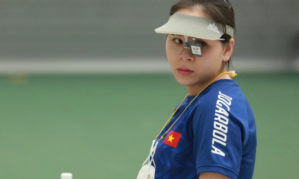 Olympic 2024: Trịnh Thu Vinh xuất sắc vào chung kết 10 m súng ngắn hơi nữ