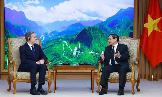 Prime Minister receives US Secretary of State Antony Blinken